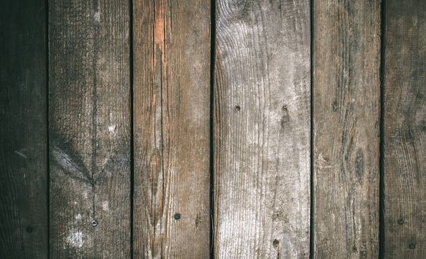 abstract wooden background. Rustic plank wall with scratches. Vintage background. Place for text. - Foto, afbeelding