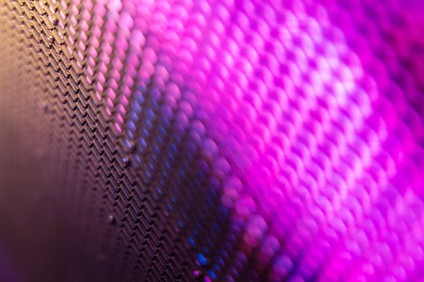 CloseUp LED blurred screen. LED soft focus background. abstract background ideal for design. - Photo, image