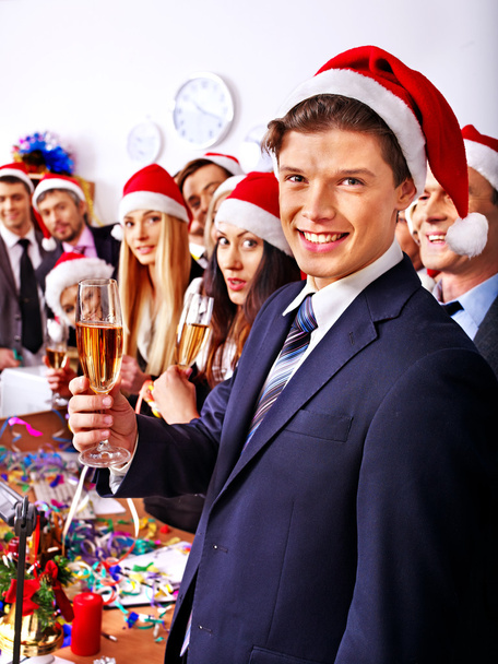 Business people at Xmas party. - Photo, Image