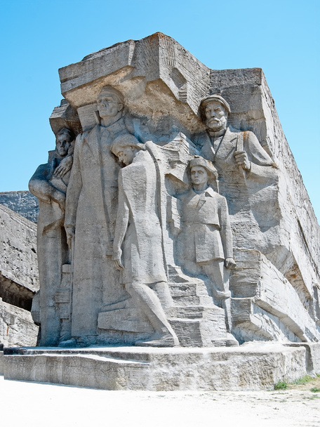 Pomnik obrońców adzhimushkay kamieniołomu - Zdjęcie, obraz