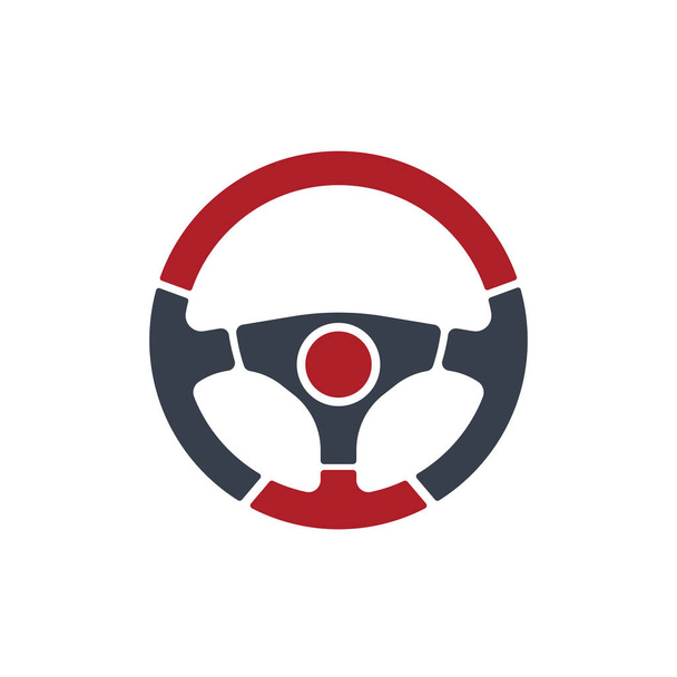 Logotipo da imagem vetorial do volante - Vetor, Imagem