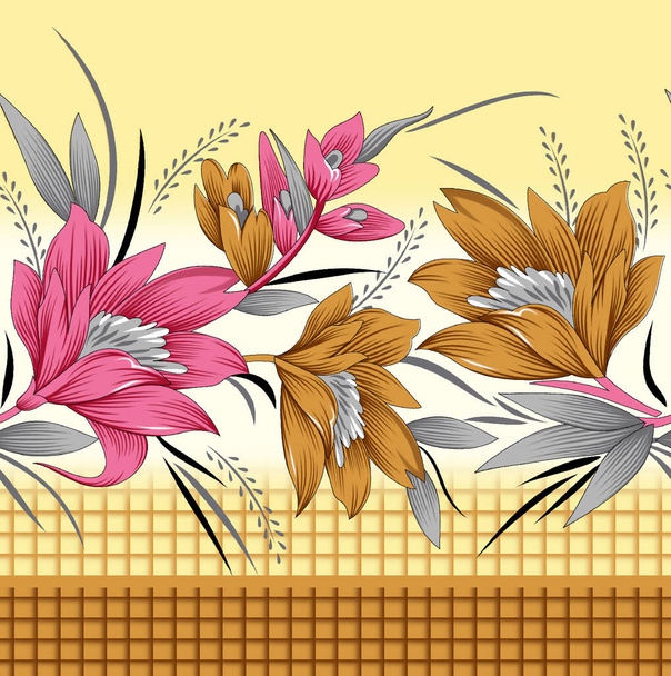 floral fleur bordure design fond
 - Photo, image