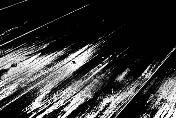 abstraktní černobílá textura se škrábanci a prasklinami - Fotografie, Obrázek