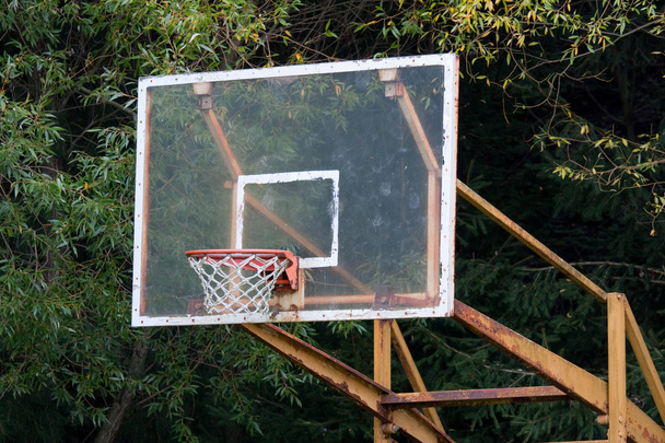 old basketball ring - Φωτογραφία, εικόνα