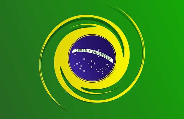 σημαία της Βραζιλίας - Διάνυσμα, εικόνα