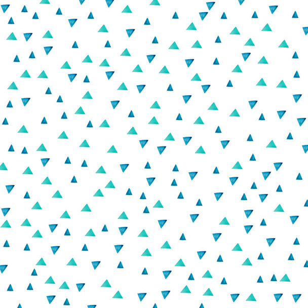 Шаблон с яркими акварельными треугольниками. - иллюстрация
 - Фото, изображение
