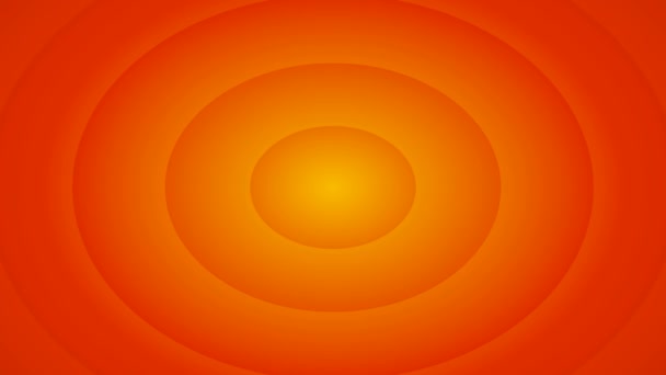 Oranžové kruhy vyplňují celý prostor. Výzva, roztažení animovaného pozadí - Záběry, video