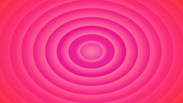Pinkfarbene Kreise füllen den ganzen Raum. Prompt, prügelnd - Filmmaterial, Video