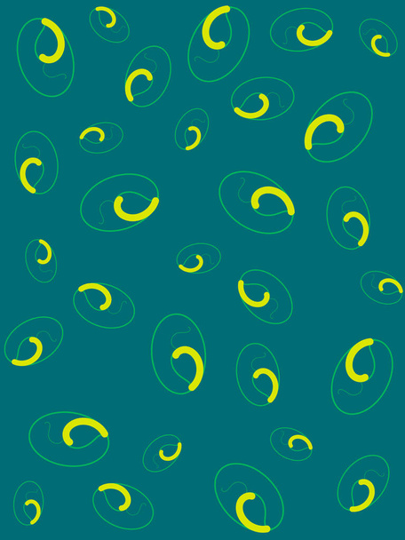 Filizli soyut arkaplan mavi-yeşil - Fotoğraf, Görsel
