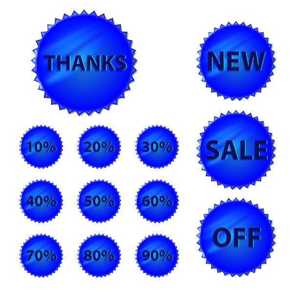 Sale's icons - Vetor, Imagem