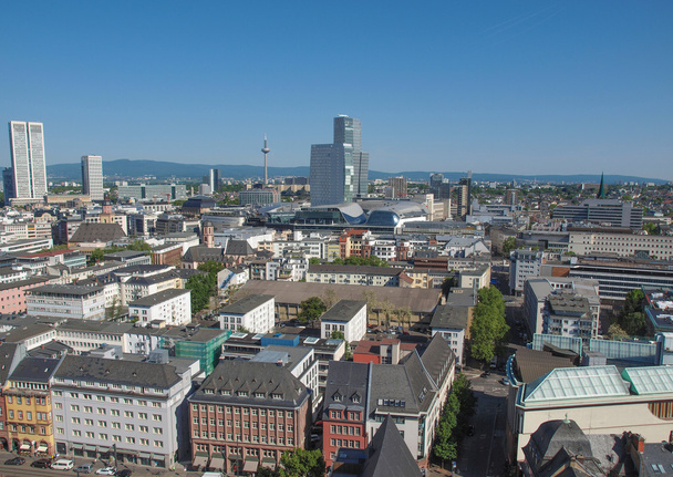 Letecký pohled na Frankfurt - Fotografie, Obrázek