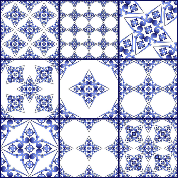 Piastrelle digitali design ceramica decorazione piastrelle da parete - Vettoriali, immagini
