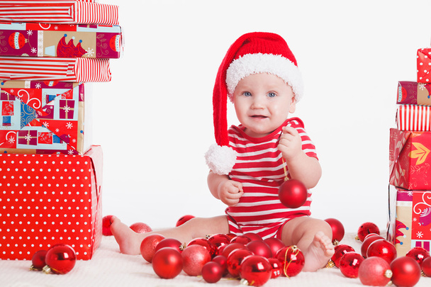 Baby gifts on Christmas night - Foto, Imagen