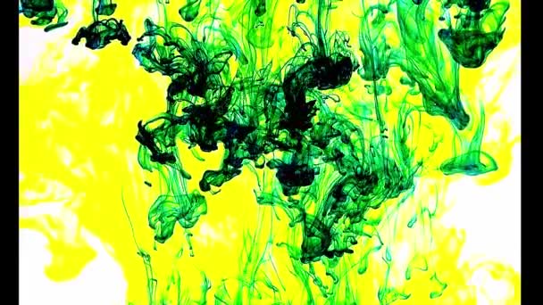 Flujo de líquido multicolor - Imágenes, Vídeo