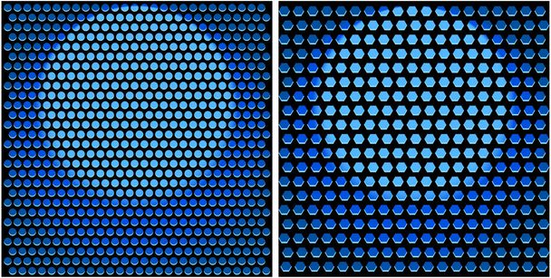 σύνολο μπλε σχάρες μέταλλο - Διάνυσμα, εικόνα