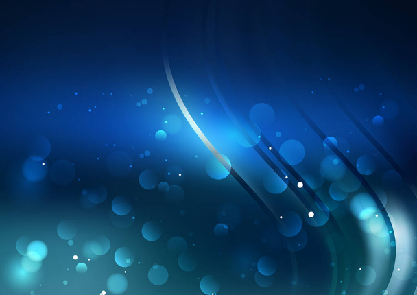 Μπλε φως φουτουριστικό φόντο Διάνυσμα εικονογράφηση Σχεδιασμός - Διάνυσμα, εικόνα