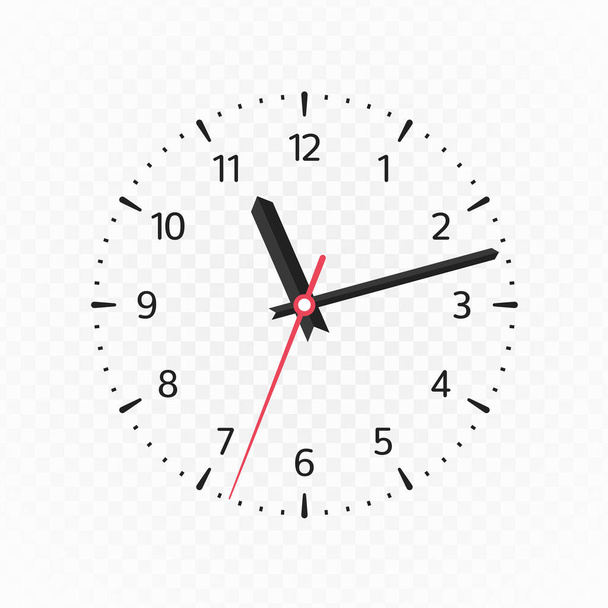 Clock face mockup. - Vector, Image