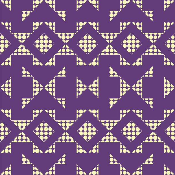 Seamless pattern with abstract ornament - Διάνυσμα, εικόνα