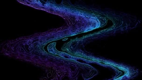 Violet-blue abstraction curves on a black background stock video is a great video. This 1920x1080 (HD) video clip can be used as background in any project. This footage will look great in your next edit, project, or movie. - Footage, Video