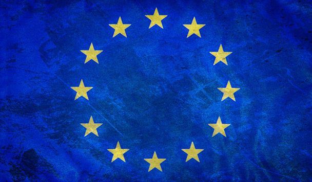 Flaga tekstury w tle UE - Zdjęcie, obraz