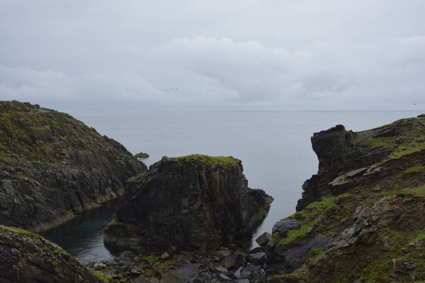 Rocky shoreline Isle of Lewis Scotland - Фото, зображення