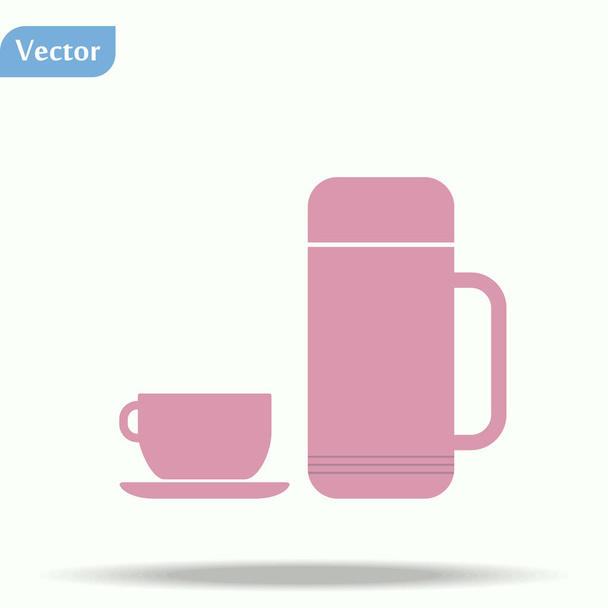 Vettore icona termo rosa. segno termo su sfondo bianco. icona termo per il web e app eps 10
 - Vettoriali, immagini