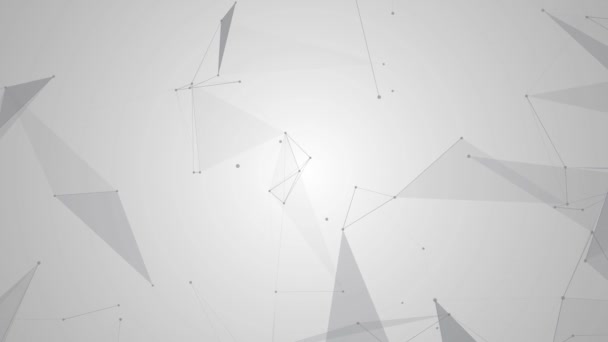 Fondo futurista abstracto, puntos conectados y líneas en movimiento. 4K
. - Imágenes, Vídeo