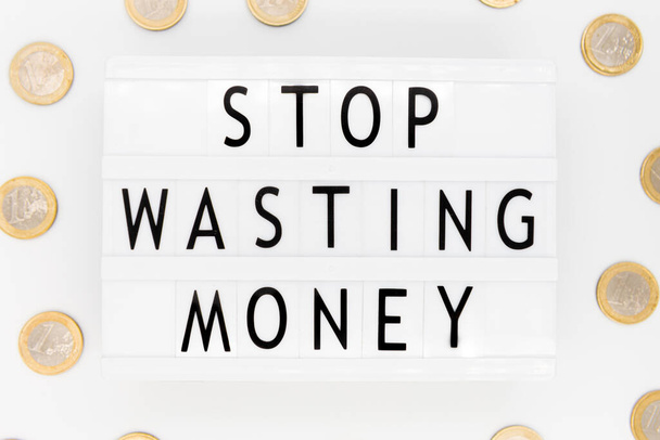 How to stop buying things you dont need. Obsessed with shopping. Addicted consumer concept. Shopping dumb wasting money. Stupid things you do with your money. - Fotó, kép