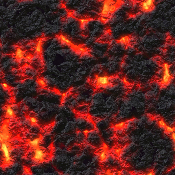Безперервний візерунок з гарячою лавою
 - Фото, зображення