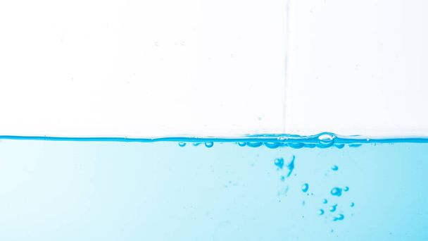 Water splash and ripple isolated on white background - Foto, Imagem
