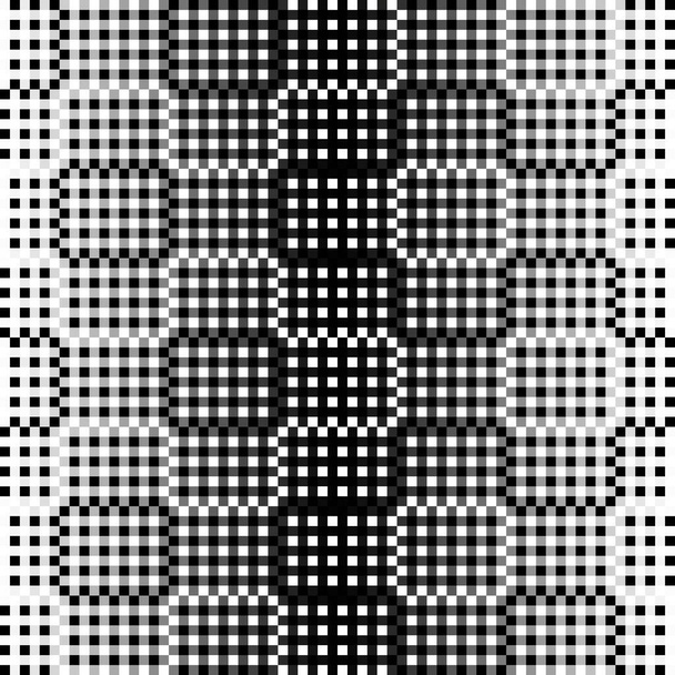 Průběžný geometrický černobílý vzor - Fotografie, Obrázek