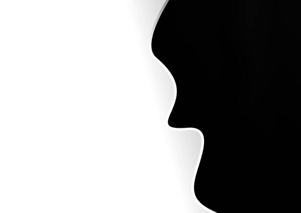 Obličejový nos barevné pozadí vektorové ilustrace Design - Vektor, obrázek