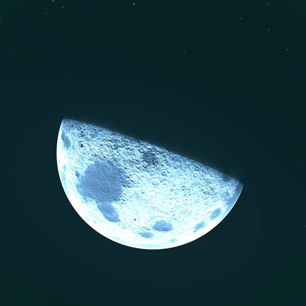 Celestial night sky body Moon    - Photo, Image