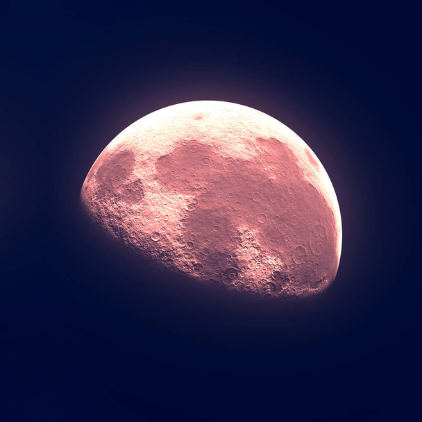 Taivaallinen yötaivaan runko Moon
    - Valokuva, kuva
