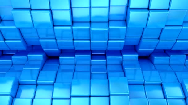 Background of Cubes. Abstract motion, loop, 3d rendering, 4k resolution - Footage, Video