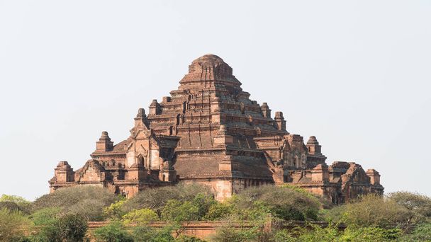 旧バガンレンガDhammayangyi寺院バガンミャンマー、修道院、旧パガン古代都市とミャンマーのマンダレー地方に位置するユネスコ世界遺産 - 写真・画像