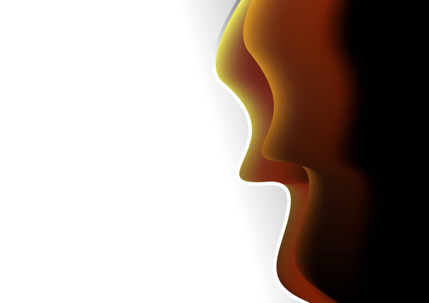 Šablona krku nosu pozadí vektorové ilustrace - Vektor, obrázek