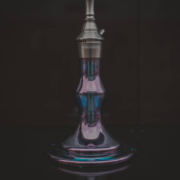 part of the hookah, modern design, on a black background. - Foto, immagini