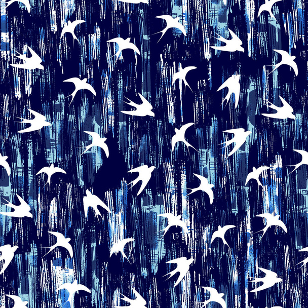 seamless colorful bright pattern with birds - Photo, Image