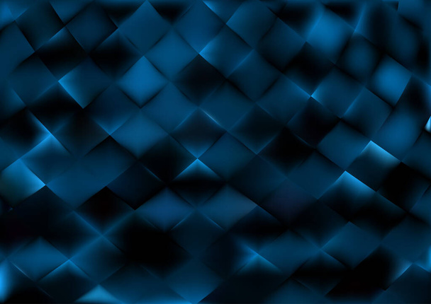 Blue Cobalt Blue Fraktaler Hintergrund Vektor Illustration Design - Vektor, Bild