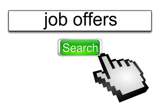 Internet web search engine job offers - Photo, Image