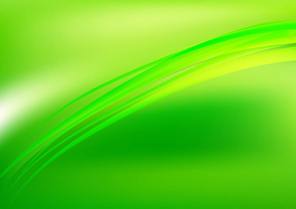 Green Leaf Multicolor Background Vector Illustration Design - Vector, Imagen