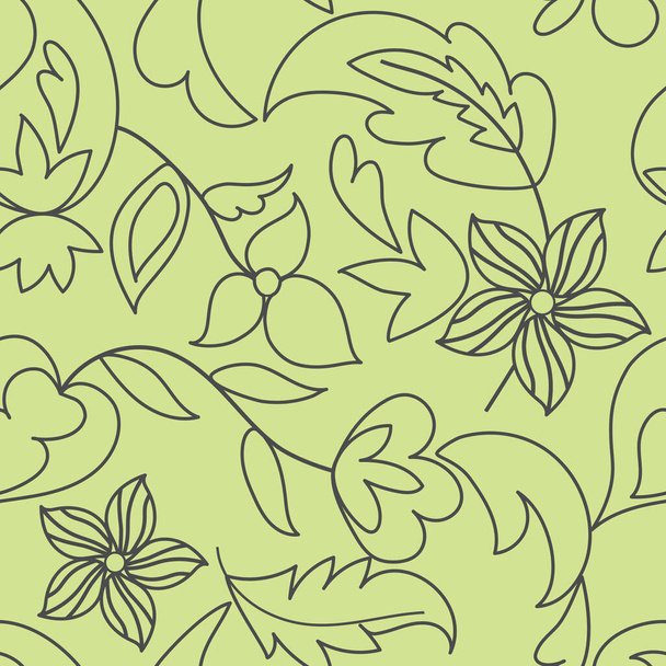 Floral seamless vector pattern - Vector, Image