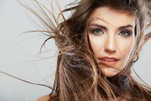 Woman with hair motion - Fotografie, Obrázek