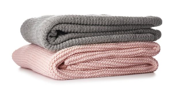 Мягкие одеяла на белом фоне
 - Фото, изображение