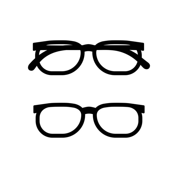Icono de gafas aisladas. Ilustración vectorial sobre fondo blanco
. - Vector, imagen