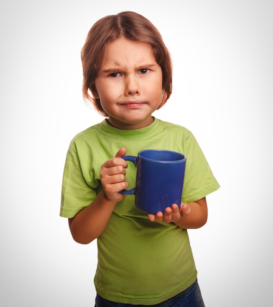 dissatisfied little girl child frowns upset emotions emotion - Photo, Image