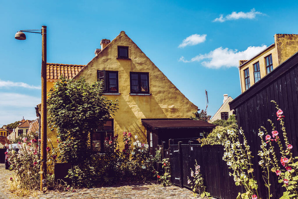 Beautiful Danish architecture in a picturesque village - Fotó, kép