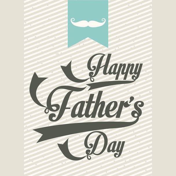 happy fathers day - Vector, afbeelding