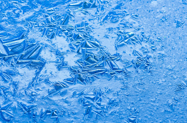 Textura, padrões no lago de gelo na véspera de Natal. Fundo de inverno
 - Foto, Imagem